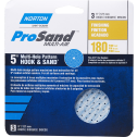 Norton 5" P180B ProSand Multi-Air Cyclonic Paper H&L Vac Disc 3Pk