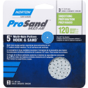 Norton 5" P120C ProSand Multi-Air Cyclonic Paper H&L Vac Disc 3Pk