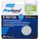Norton 5" P100C ProSand Multi-Air Cyclonic Paper H&L Vac Disc 3Pk