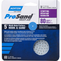 Norton 5" P80C ProSand Multi-Air Cyclonic Paper H&L Vac Disc 3Pk