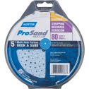 Norton 5" P80C ProSand Multi-Air Cyclonic Paper H&L Vac Disc 50pk