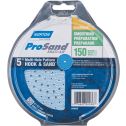 Norton 5" P150B ProSand Multi-Air Cyclonic Paper H&L Vac Disc 50Pk