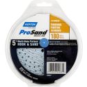Norton 5" P180B ProSand Multi-Air Cyclonic Paper H&L Vac Disc 50pk
