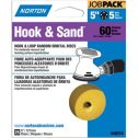 Norton 5" 8 Hole P220 Hook & Sand Paper H&L Vac Disc 25pk