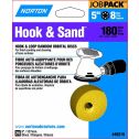 Norton 5" 8 Hole P180 Hook & Sand Paper H&L Vac Disc 25pk