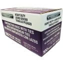 Petoskey 42gal 3mil Steelcoat Twist Tie Black Trash Bags 32X50 100pk