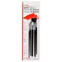 ArroWorthy 5-Piece Assorted Pony Hair Artist Brush Set