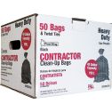 Frost King 3mil 42gal 32" x 50" Black Contractor Bags (50ct)