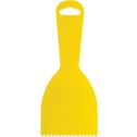 Hyde 3" Yellow Plastic V-Notch Adhesive Spreader