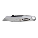 Hyde Silver Top Slide Utility Knife Diecast Zinc Alloy w/ 1 Blade