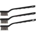 Hyde Stainless Steel Bristle Mini Brush 3Pk