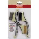 Hyde Maxxgrip Mini Wire Brush 3Pk