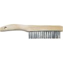 Hyde 4 x 16 Wood Wire Brush w/ Shoe Handle