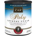 Zar 1Qt Gloss Poly Crystal Clear Interior Water-Based Polyurethane