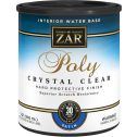 Zar 1Qt Satin Poly Crystal Clear Interior Water-Based Polyurethane