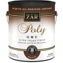 Zar 1gal Matte Poly OMU Ultra Tough Interior Oil Modified Urethane