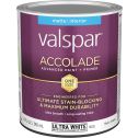 Valspar qt Matte Finish Ultra White Accolade Interior Paint & Primer