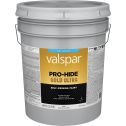 Valspar 5gal Flat Finish Super One Coat White Pro-Hide Gold Ultra Exterior Paint
