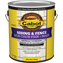Cabot 1gal Ultra-White Solid Color Acrylic Siding Stain