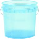 IPL / Leaktite 3.5gal Plastic Translucent Pail Blue