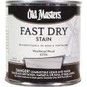 Old Masters .5Pt Fast Dry Stain Weathered Wood
