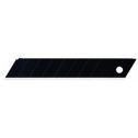 OLFA LBB-50B 18mm 8-Pt Ultra-Sharp Black Heavy-Duty Snap-Off Blade, Pack of 50
