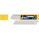 OLFA LB-5B 18mm 8-Pt Silver Heavy-Duty Snap-Off Blade, Pack of 5