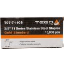 Tego 3/8" 71 Series Stainless Steel Staples (Case of 20)