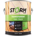 Storm 1gal Transparent Stain & Sealer Dual Dispersion Cedar 100 VOC