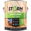 Storm 1gal Mahogany Flame Transparent Stain + Sealer 250 VOC