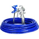 Graco Contractor Airless Gun, RAC X, BlueMax II Airless Hose, 1/4" x 50', 3' Whip Hose