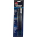 Dynamic 4pc Red Sable & White Bristle Artist Brush Set