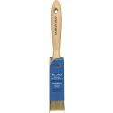 Merit Pro 1" White China Bristle Polyester Beavertail Brush