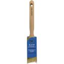 Merit Pro 1-1/2" White China Bristle Polyester Angle Sash Brush