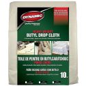 Dynamic 12' x 15' (3.66m x 4.58m) 10oz Heavy Weight Butyl Drop Cloth