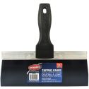 Dynamic 10" Blue Steel Taping Knife with Black Plastic Handle