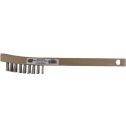 Dynamic 2x9 Row Stainless Steel Mini Wire Brush