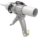 SILIGUN PRO 10oz Compact Cast Aluminum Body Caulk Gun (24:1 Thrust Ratio)