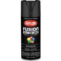 Krylon 12 oz. Satin Black Fusion All-In-One Spray