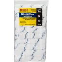 Whizz 6" Microfiber Blue Stripe 3/4" Nap Mini Roller 10pk