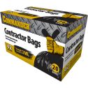 Aluf 42gal 20ct Black Contractor Cleanup Bag (Compares to a 3mil)