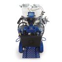 Graco LineLazer V 250DC HP Reflective Series Dual Color Self-Propelled Gas Hydraulic Airless Line Striper & Pressurized EZ Bead System w/TwoAutomaticGuns& Two Tanks
