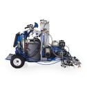 Graco LineLazer V 250DC HP Reflective Series Dual Color Self-Propelled Gas Hydraulic Airless Line Striper, Pressurized EZ Bead System, & LazerGuide 3000System w/ Two Automatic Guns & Two Tanks