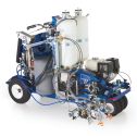 Graco LineLazer V 250DC HP Reflective Series Dual Color Self-Propelled Gas Hydraulic Airless Line Striper, Pressurized EZ Bead System, & LazerGuide 3000System w/ Two Automatic Guns & Two Tanks