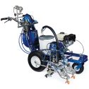 Graco LineLazer V 3900 HP Automatic Series Gas Airless Line Striper and LazerGuide 2000 Laser-Guided Layout System w/ One Automatic Gun & One Manual Gun