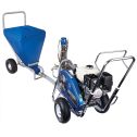 Graco DutyMax GH 675DI Gas Hydraulic Airless Sprayer plus a 25gal Hopper w/ 150' Hose, 10' Whip, Tip Extension, Swivel, Fittings, & XHD Tips/Guards (Big 150)