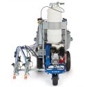Graco LineLazer V 200DC HP Reflective Series Dual Color Gas Hydraulic Airless Line Striper & Pressurized EZ Bead System w/ Two AutomaticGuns& One Tank