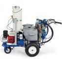 Graco LineLazer V 200DC HP Reflective Series Dual Color Gas Hydraulic Airless Line Striper & Pressurized EZ Bead System w/ Two AutomaticGuns& One Tank