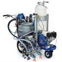 Graco LineLazer V 200DC HP Reflective Series Dual Color Gas Hydraulic Airless Line Striper & Pressurized EZ Bead System w/ Two AutomaticGuns& One Tank