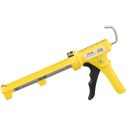 Dripless 10oz Composite Ratchet Rod Caulk Gun w/10:1 Thrust Ratio